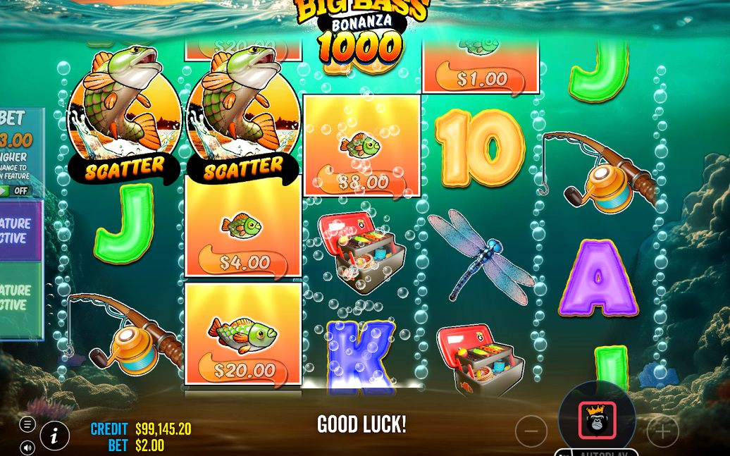 Wild Tracker above the reels during Free Spins